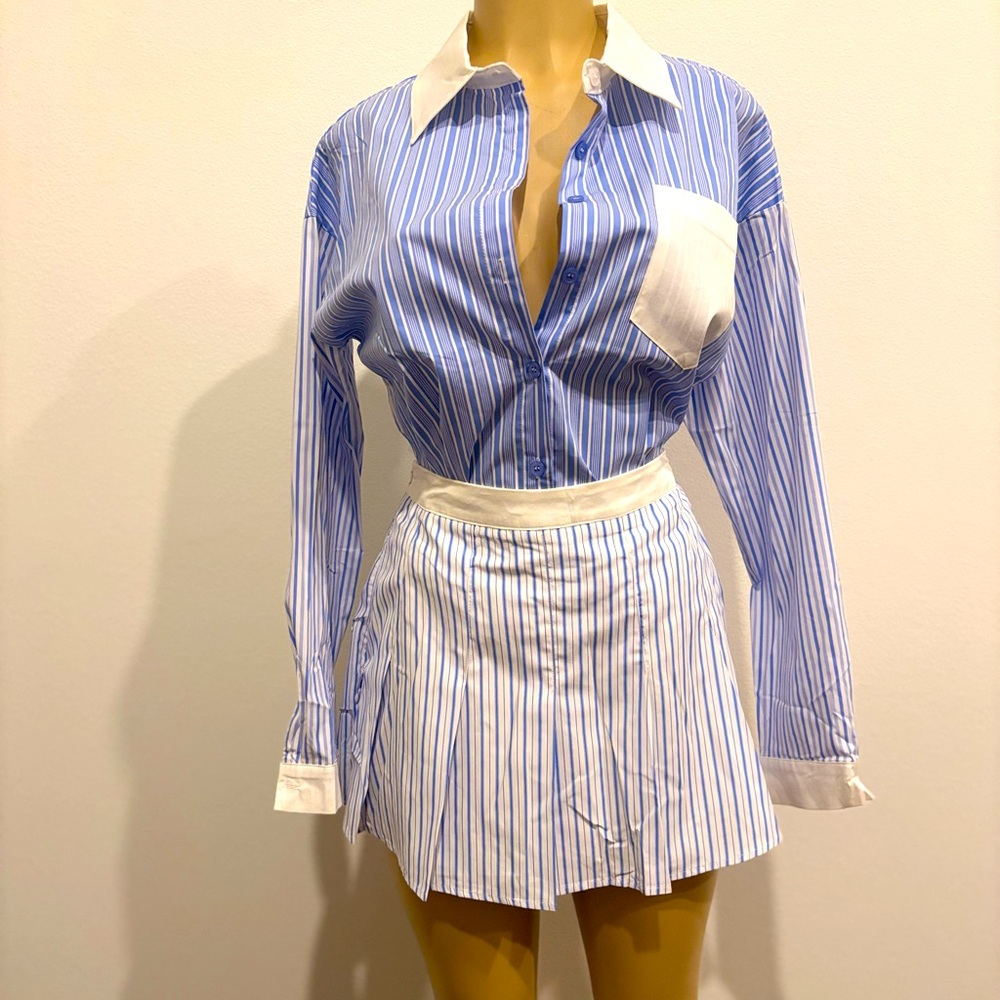 Women’s Business Striped Outfit